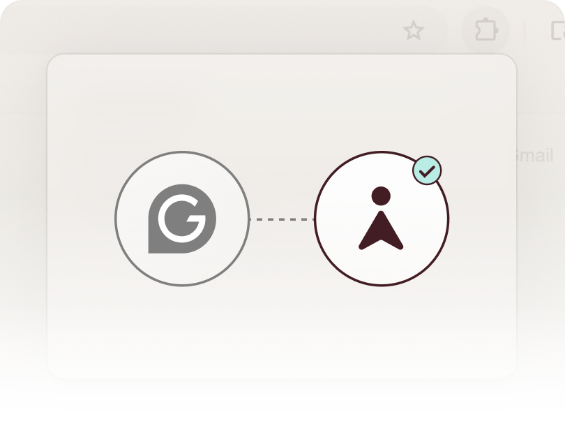 Grammarly connecting to Superhuman Go