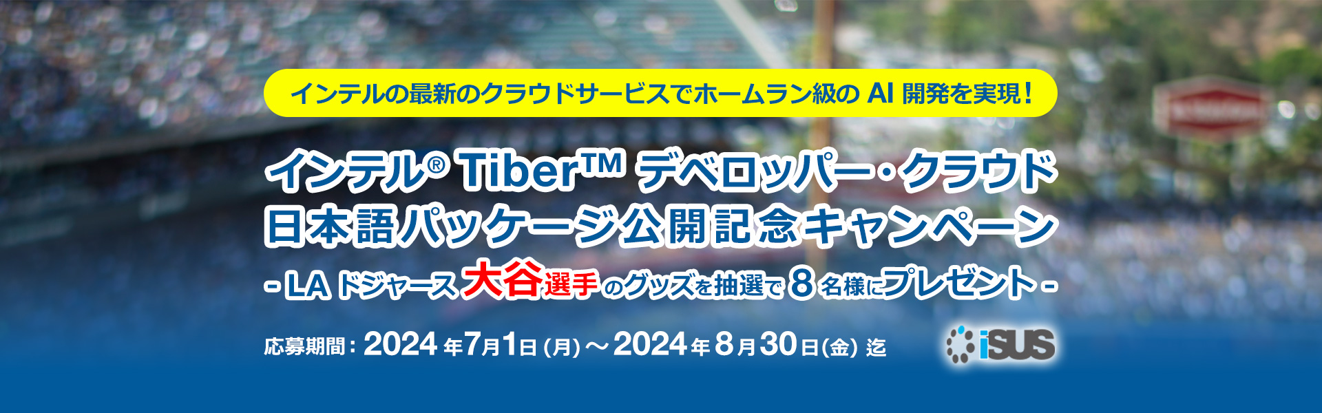 インテル Tiber デベロッパー・クラウド対応日本語パッケージ公開記念キャンペーン